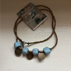 Blue Beaded Necklace